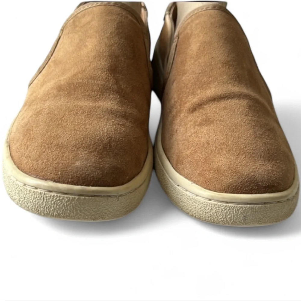 UGG Suede Tan Brown Slip-On Loafers, Women’s Sz 7.5